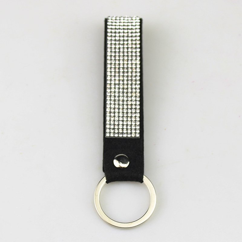 Wholesale Fashion Shiny Crystal Wristlet Keychain Rhinestone Car Key Accessories Bling Wristband Key Chain