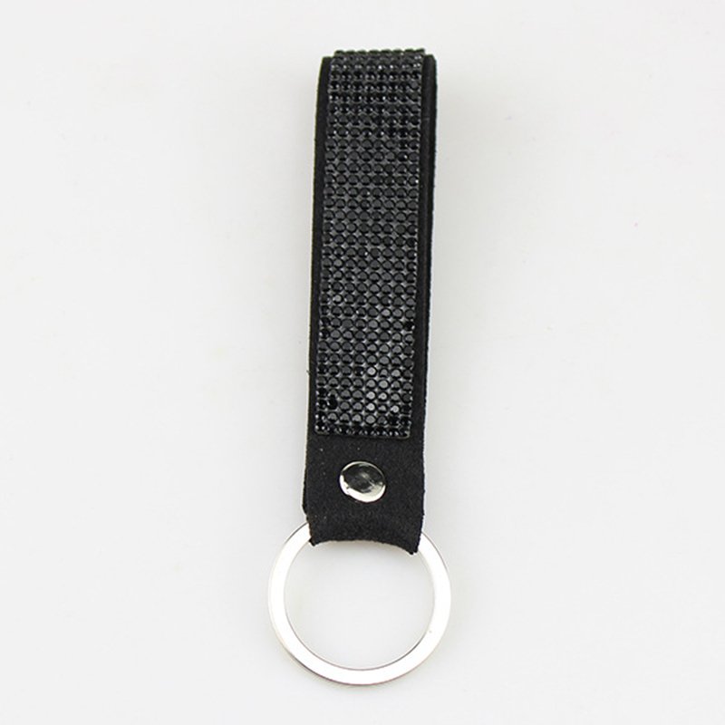 Wholesale Fashion Shiny Crystal Wristlet Keychain Rhinestone Car Key Accessories Bling Wristband Key Chain