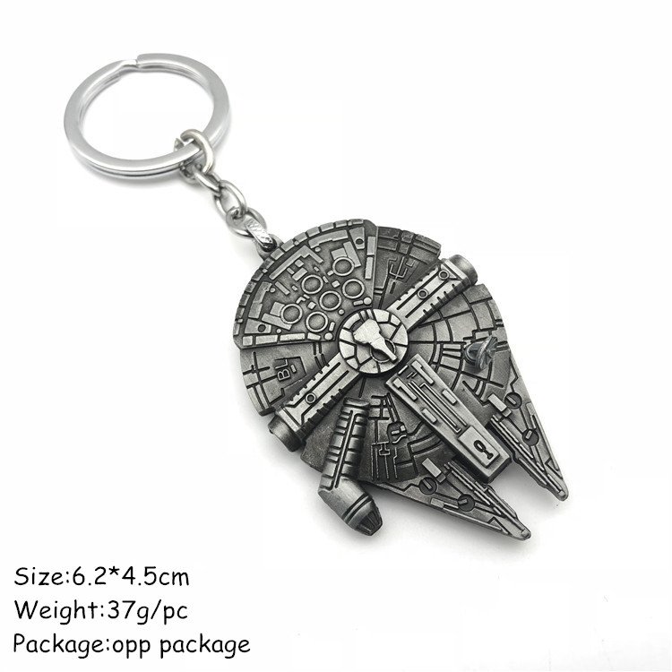 Movie Keychain Starwa Spaceship Pendant Key Holder Keyrings For Women And Men