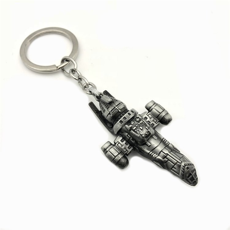 Movie Keychain Starwa Spaceship Pendant Key Holder Keyrings For Women And Men