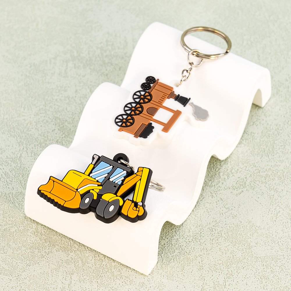wholesale pvc keychains hot sale anime figure custom keyring friends Cartoon Traffic holder fit fans souvenir gift