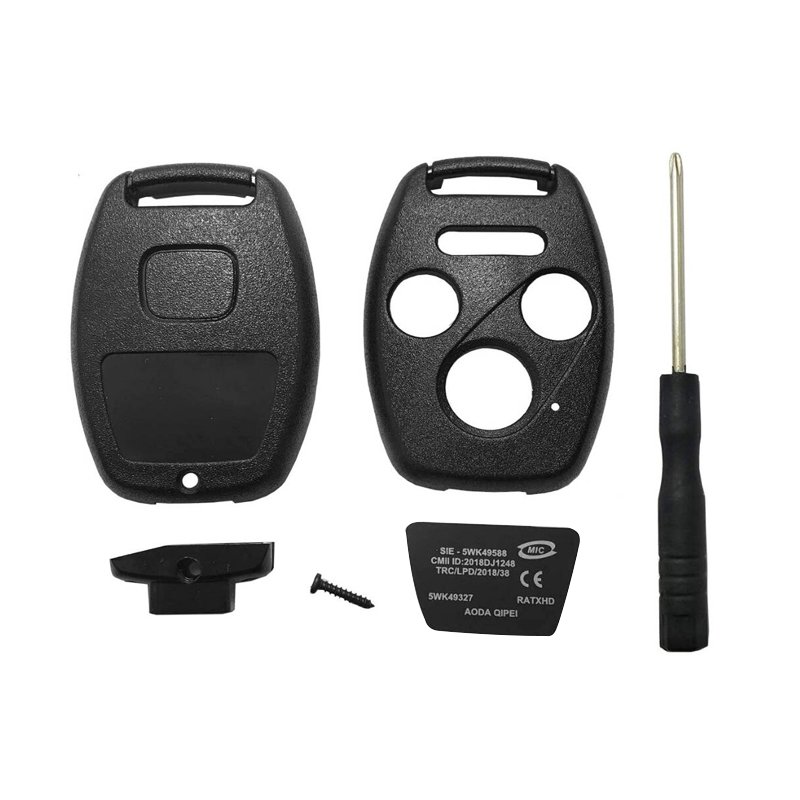 New Auto Accessories key blanks H-onda 4 buttons key shell without key blade and chip place