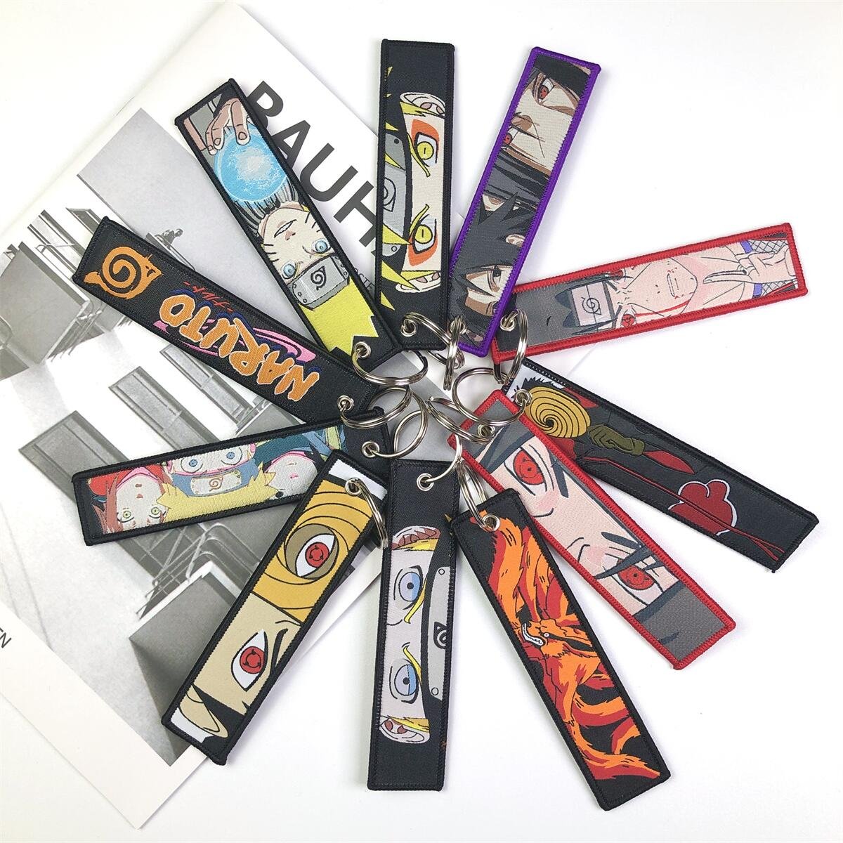 Anime Keychains Jet Tags Motorcycle Car Accessories Key Rings For Luggage Bag Anime Tag Keychain Lanyard Key Chain Holder Gift