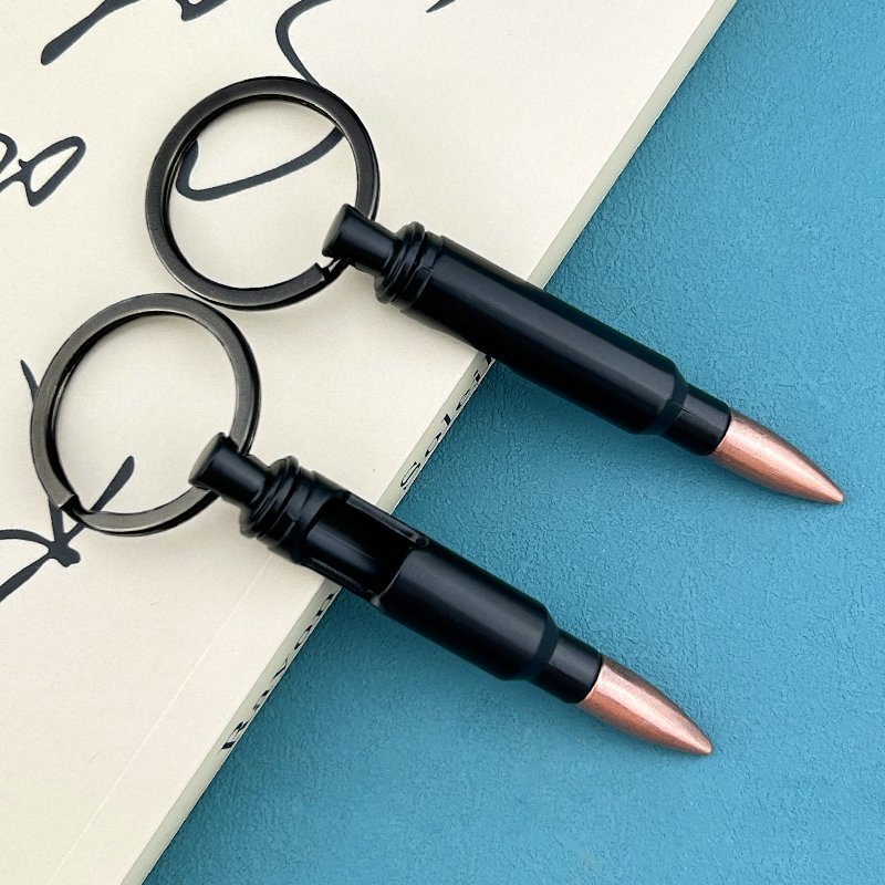 Customized Creative Bullet Bottle Opener Keychain Ring Metal Beer Enamel Bottle Opener Keychain Bottle Opener Gift