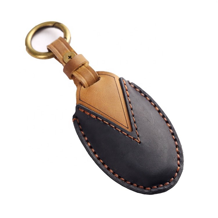 Hot Sale Genuine Crazy Horse Leather Car Key Case Cover for Nissan Altima Maxima Murano Armada GT-R sentra M56 M37 M35 Q70 QX56