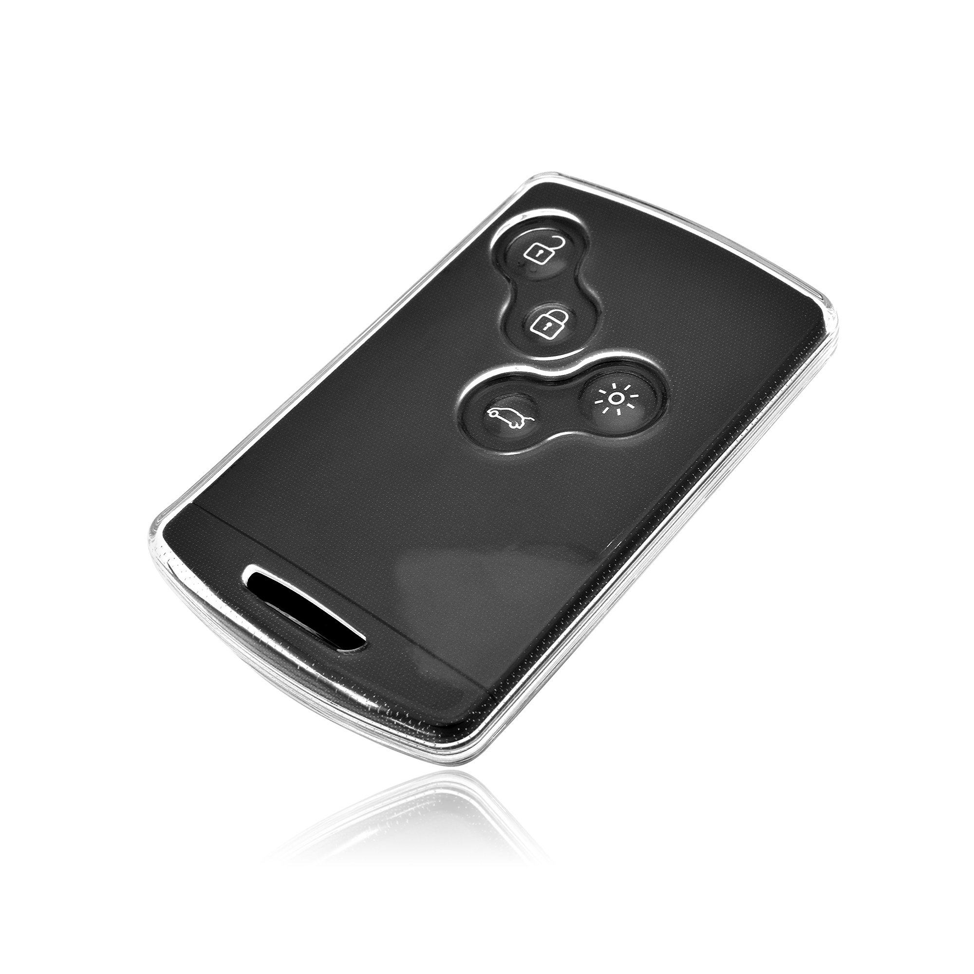 DM Auto Accessories Remote Car Key Cover TPU Soft Key Shell Case Full Protection Fit for Renault Fluence