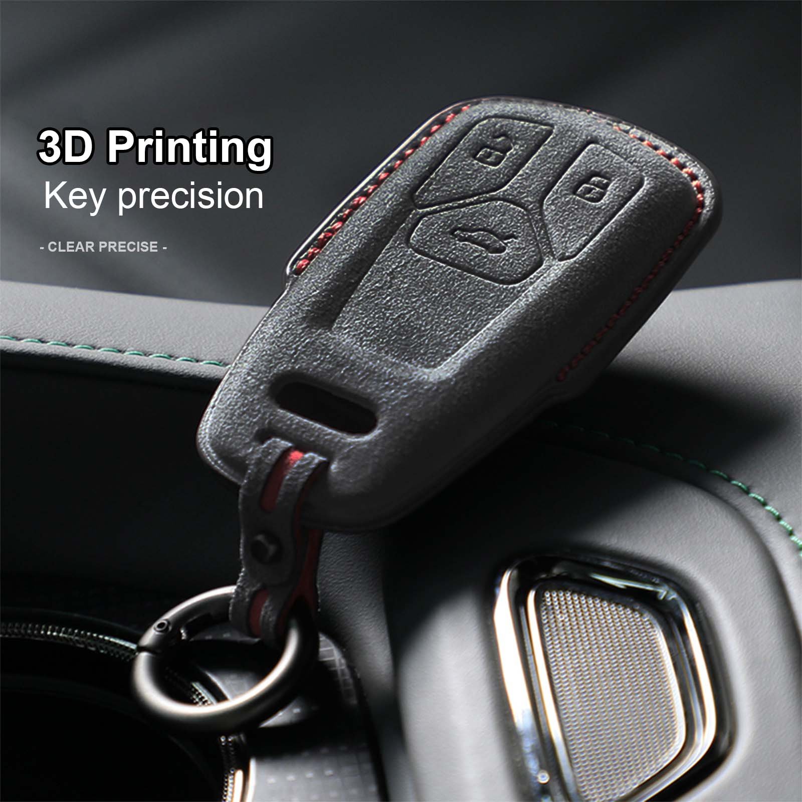 car key accessories for audi keychain leather car key case car key covrer