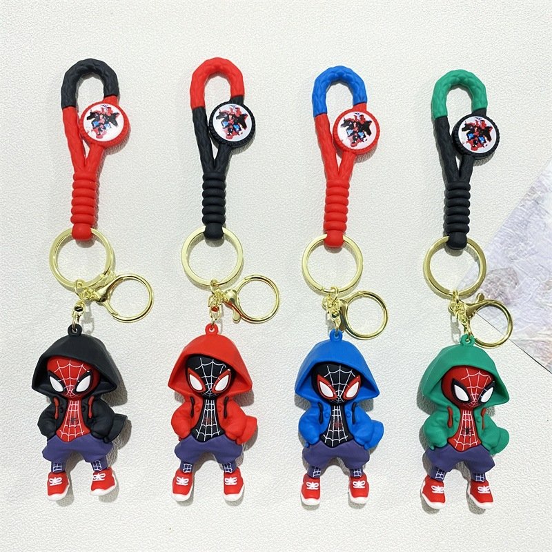 Wholesale 3d Keychain Movies Craft Key chain pvc Cartoon Rubber Keychain Bag Keyring Accessories
