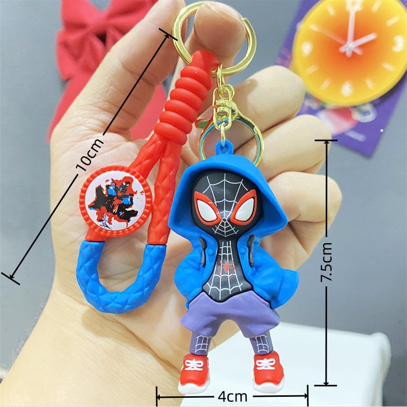 Wholesale 3d Keychain Movies Craft Key chain pvc Cartoon Rubber Keychain Bag Keyring Accessories