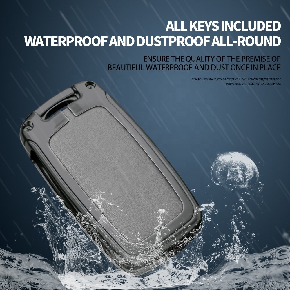 For Volkswagen Atlas Zinc VW Golf And Polo Leather Car Key Cover