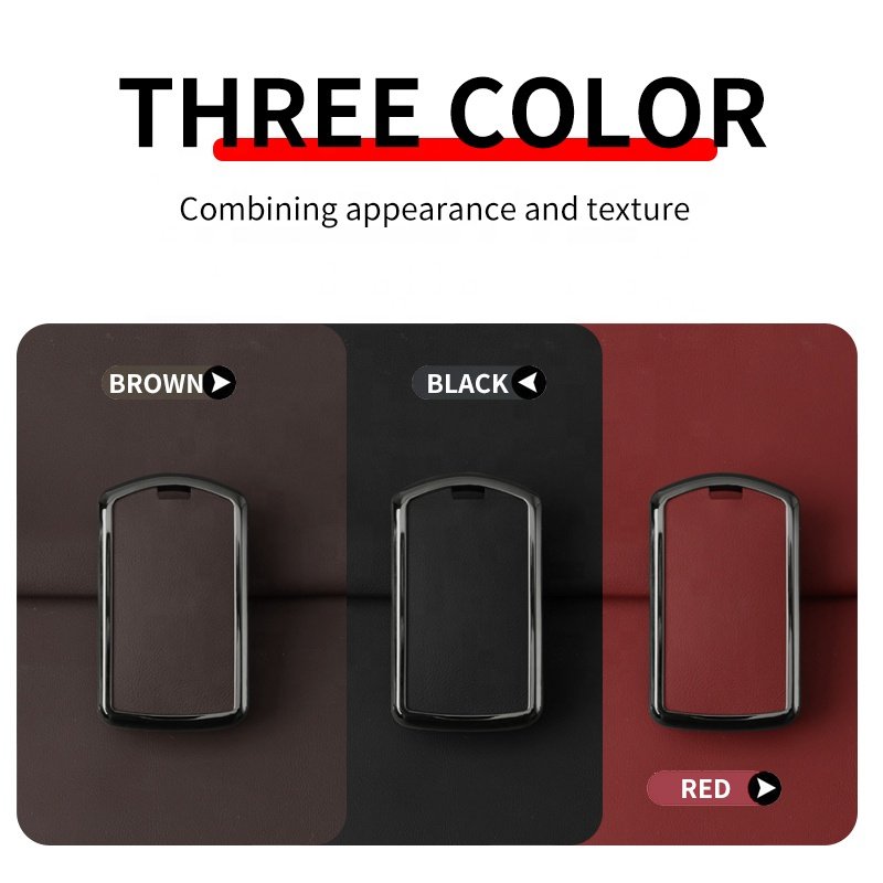 Innovative Design With Logo OEM Genuine Leather Key Car Cover