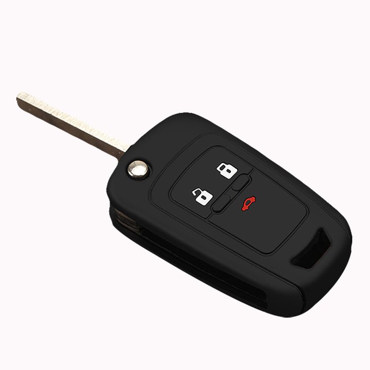 custom silicone car key cover for 3buttons car keys remote covers rubber car key fob case