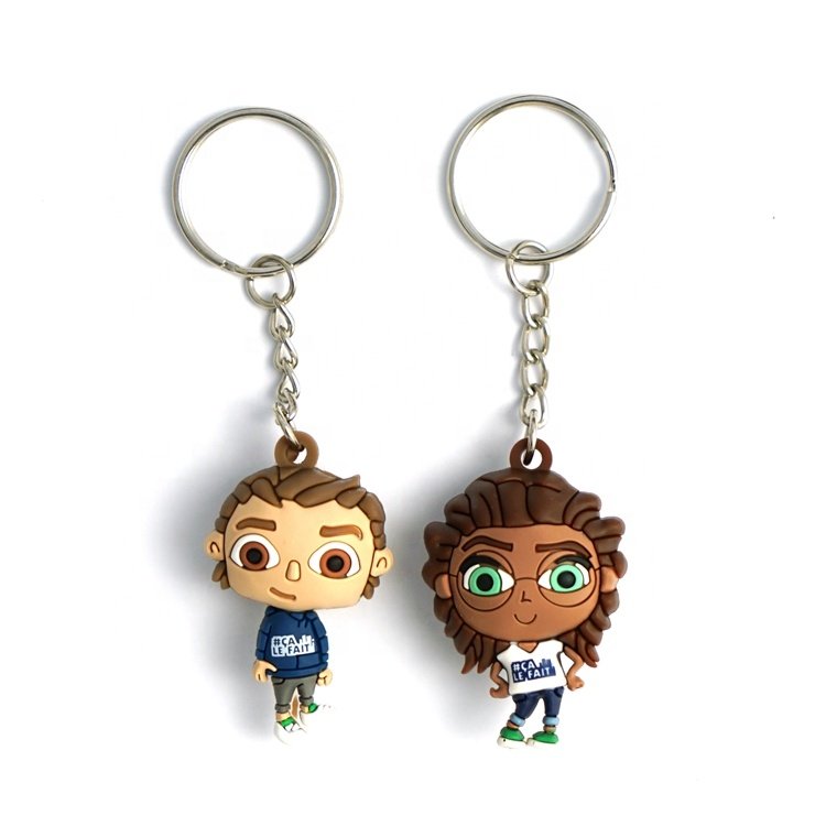 Animal Key Chain Custom Car Chains Llavero Tags Automotive Wholesale Llaveros De Goma Soft Pvc Keychain