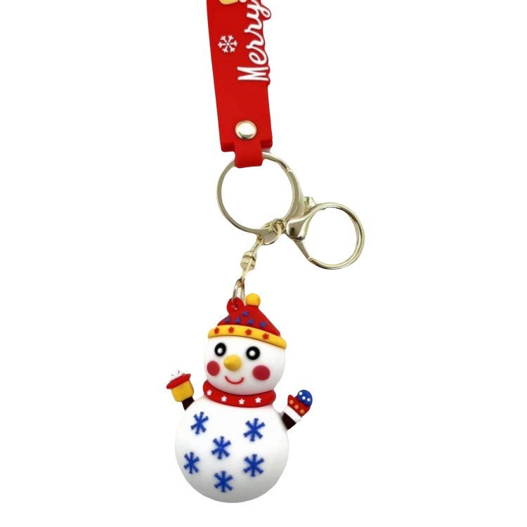 Christmas Limited Metal Keychain Exquisite Craft Business Gift Holiday Decoration Exquisite Gift Home Car Key Accessories