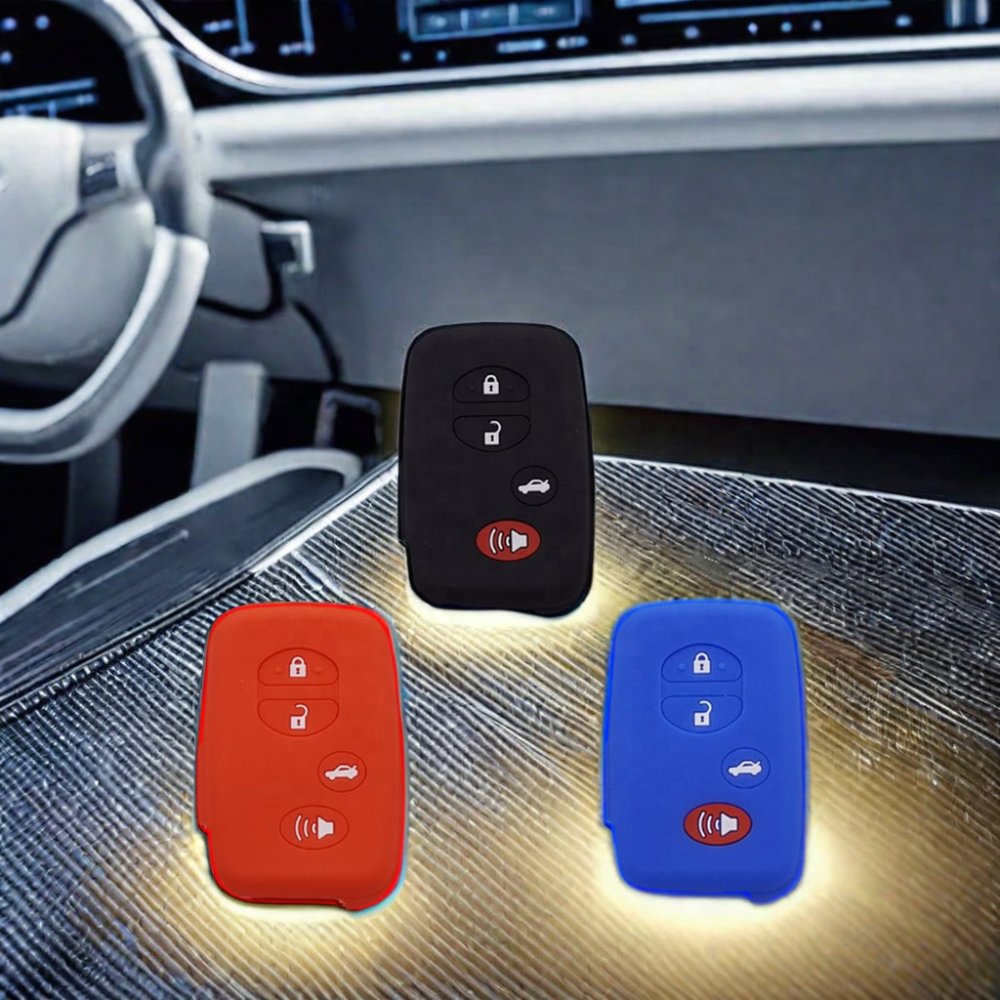 China Supplier Car Remote Control Key Protection Cover Is Suitable For Toyota All Models Soft Silicone Key Cover