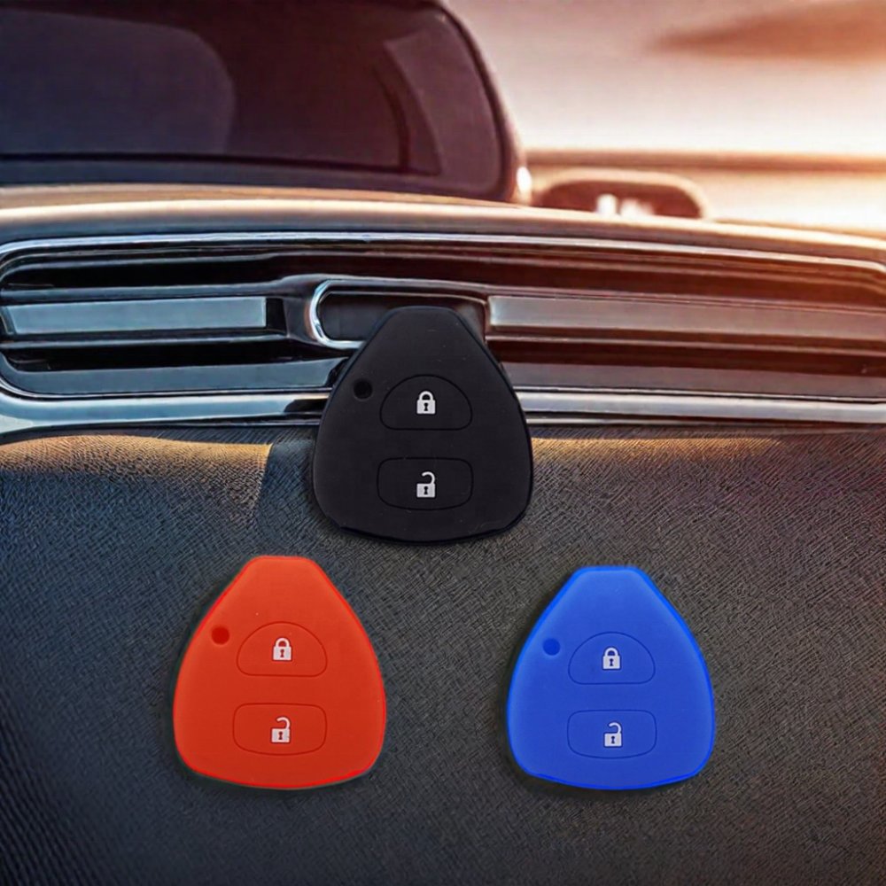 China Supplier Car Remote Control Key Protection Cover Is Suitable For Toyota All Models Soft Silicone Key Cover