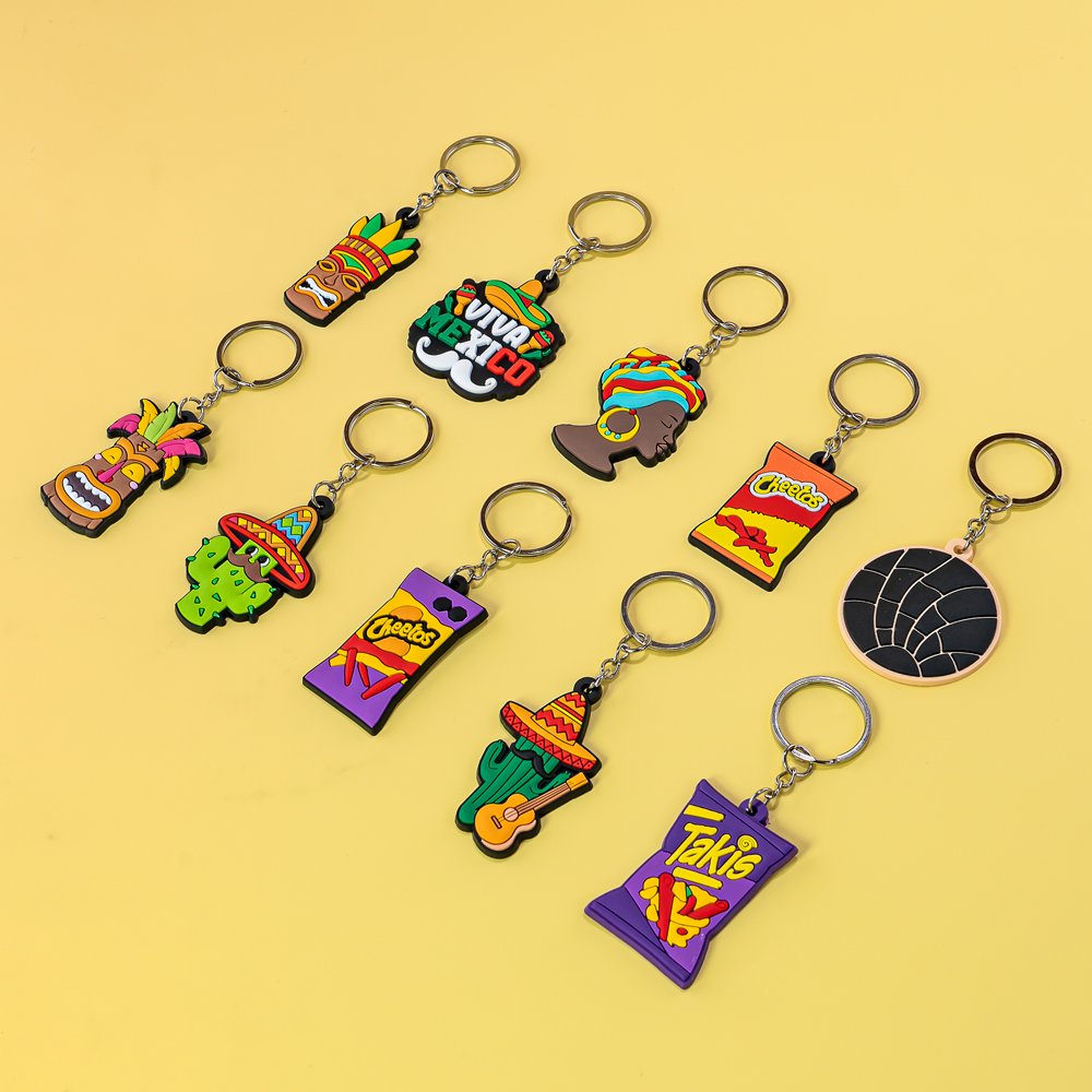 wholesale keychain hot sale Australian Middle East English Mexico 4 custom keyring key holder fit fans souvenir gift