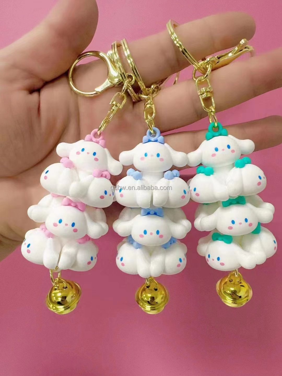 Wholesale Cartoon Kawaii Ice Cream Key Chains Animal Keychain Bag Accessories Cute Car Key Pendant