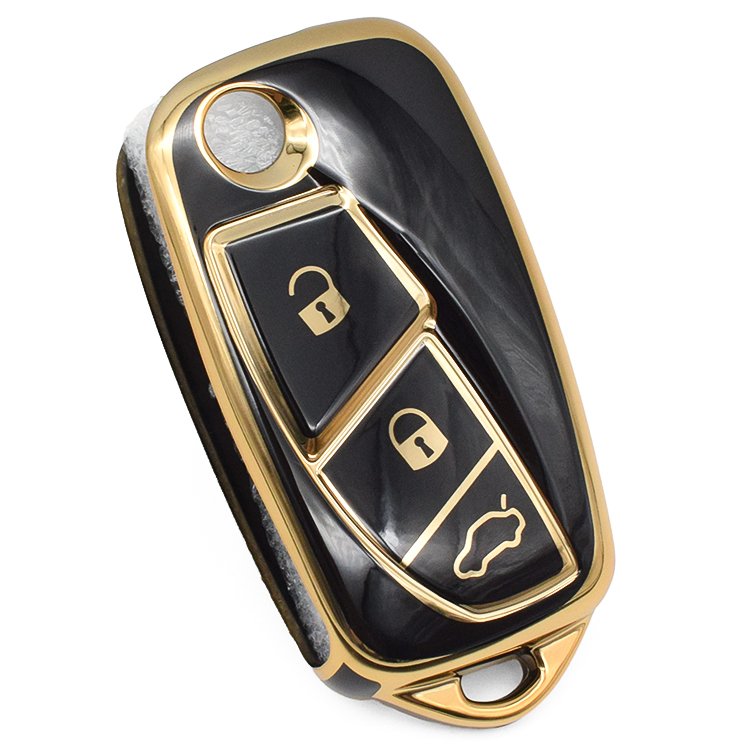 Topbest Case Cover Shell for F-iat 500 Key Panda Stilo Ducato Grande Bravo Punto Minibus Protected Fob Accessories