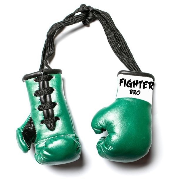 Car Hanging Mini Boxing Gloves Keychain FIGHTER BRO