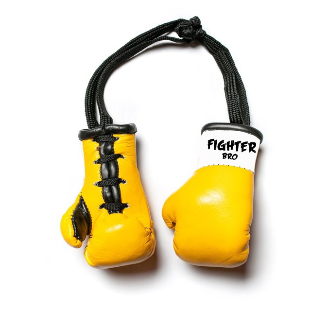 Car Hanging Mini Boxing Gloves Keychain FIGHTER BRO