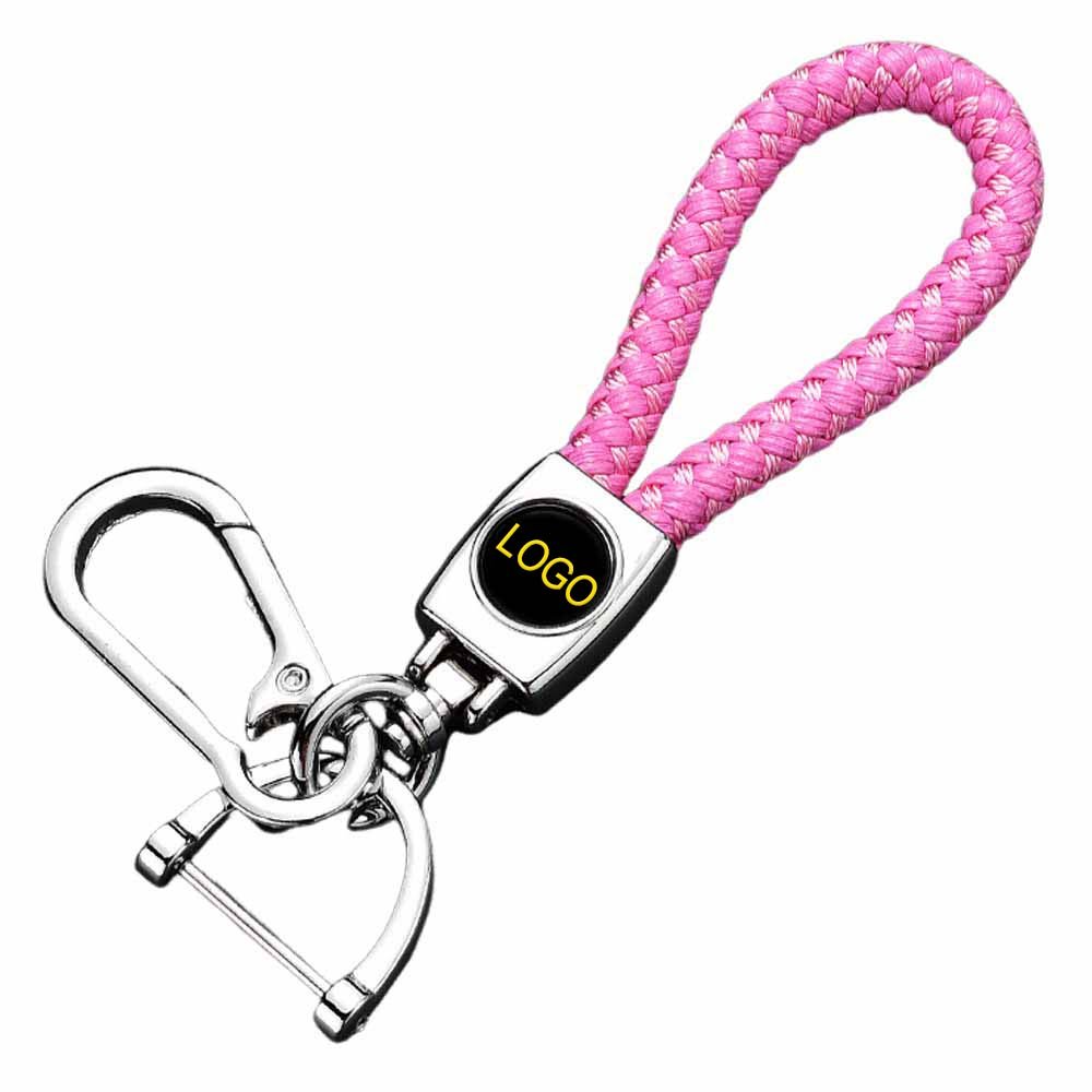 Innofit High Quality Wholesale Low MOQ Woven Car Key Chain Premium Cheap Ornaments Pattern Llaveros Accessories