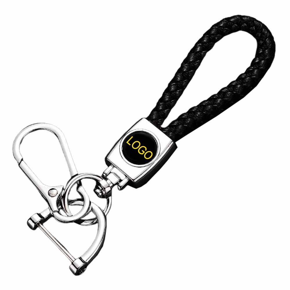 Innofit High Quality Wholesale Low MOQ Woven Car Key Chain Premium Cheap Ornaments Pattern Llaveros Accessories
