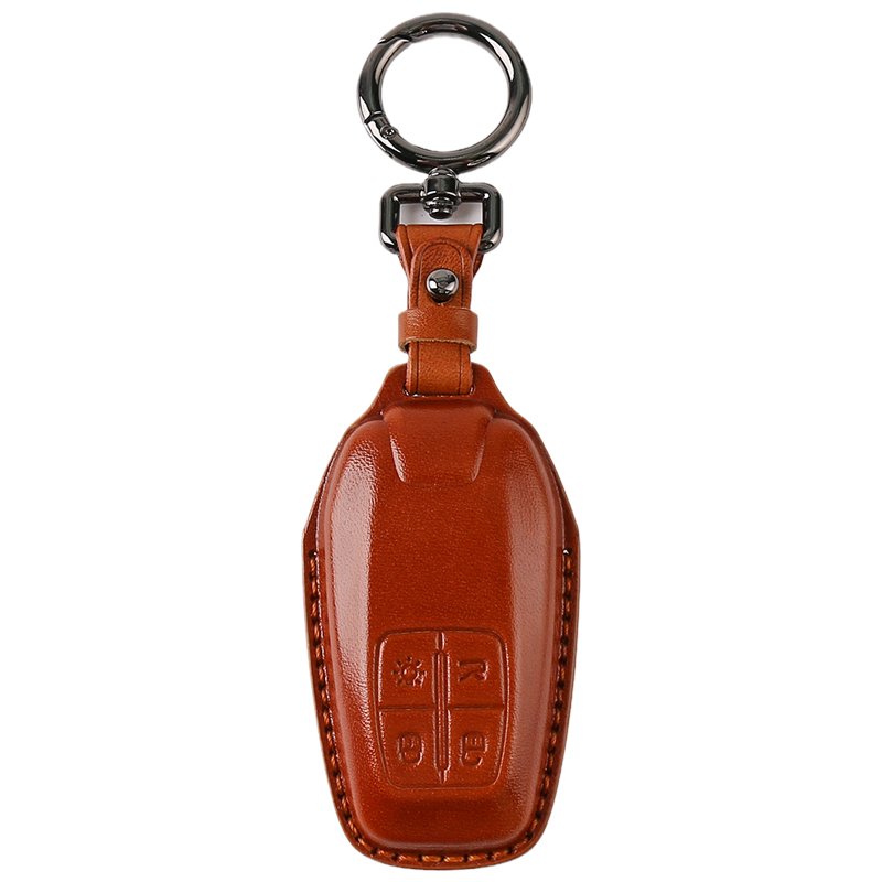 Genuine Leather Car Key Bag Cover for Ferrari 488/458/ST90/F8/430 Case Holder Keychain Car Accessories