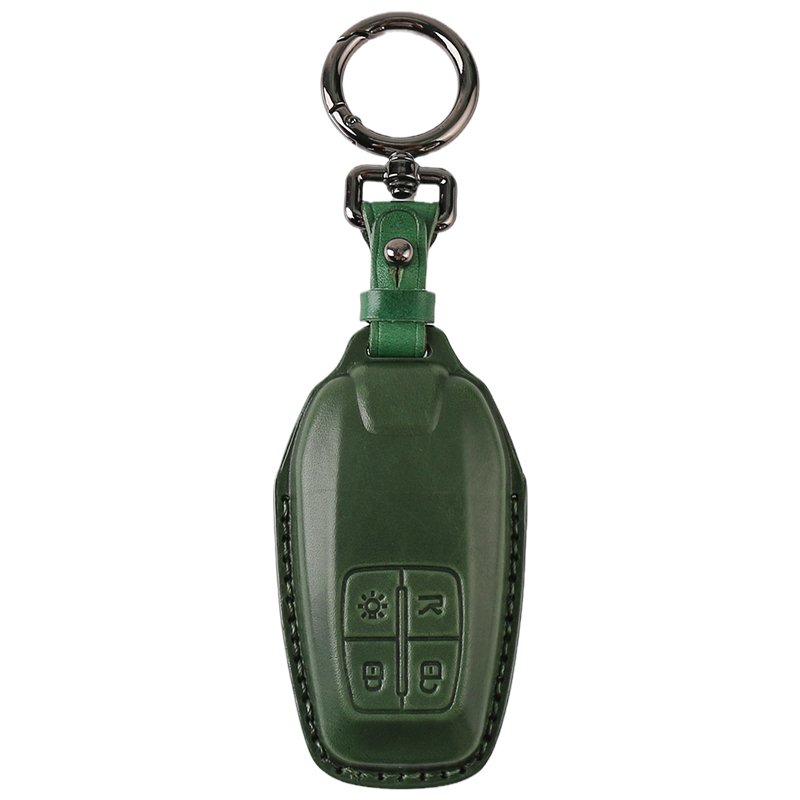 Genuine Leather Car Key Bag Cover for Ferrari 488/458/ST90/F8/430 Case Holder Keychain Car Accessories
