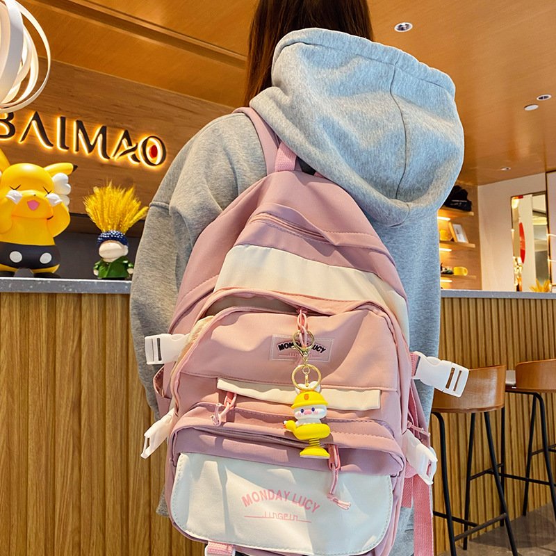 Lilangda Anime Shaking Doll keychain Rocker Series Cartoon Bag Pendant Car Key Chain Creative Gift Wholesale Accessories Gift