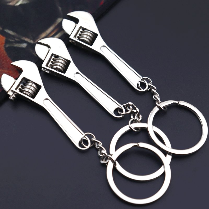 Custom Logo car metal keychain absorber Piston Disc Brake Rotor Turbo Metal Car Keychains