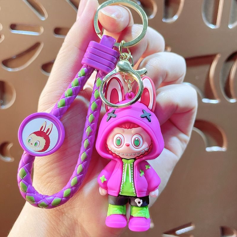 Hot Selling Cute PVC Keychain Cartoon Figure Key Tag for Car Keys Accessories Bag Jewelry Toy gift