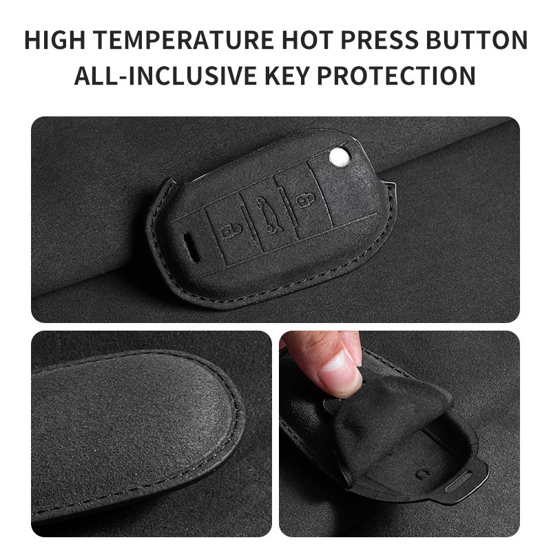 Customizable Soft Car Key Cover Fashionable Accessories for Citroen Cars