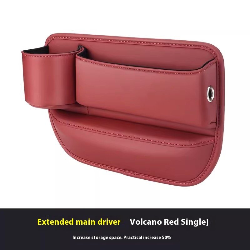 Pu Leather Key Box Car Seat Gap Filler Organizer Customized Logo Storage Box Bag Gap Filler Organizer