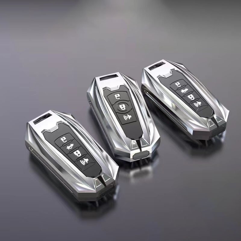 electroplate chrome remote zinc alloy car smart key case cover for Havel car key case shell key accessories