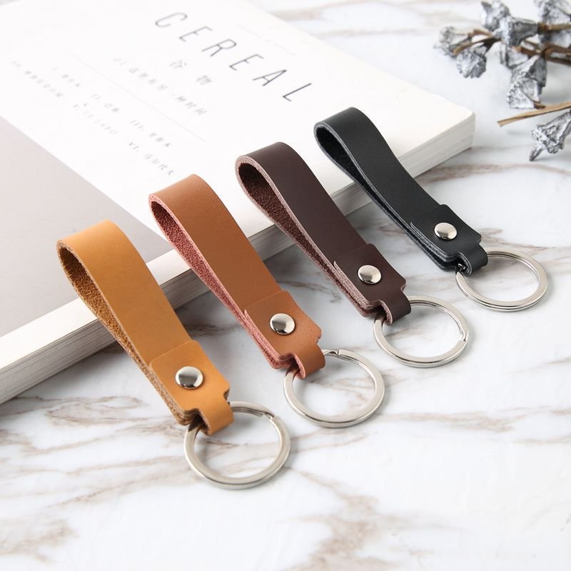 Fashion Leather Keychain Casual Leather Strap Lanyard Key Chain Waist Wallet KeyChains Car Keyring Keyholder Jewelry Gift