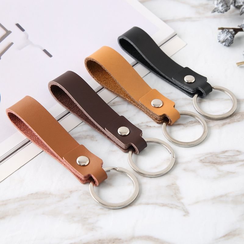 Fashion Leather Keychain Casual Leather Strap Lanyard Key Chain Waist Wallet KeyChains Car Keyring Keyholder Jewelry Gift