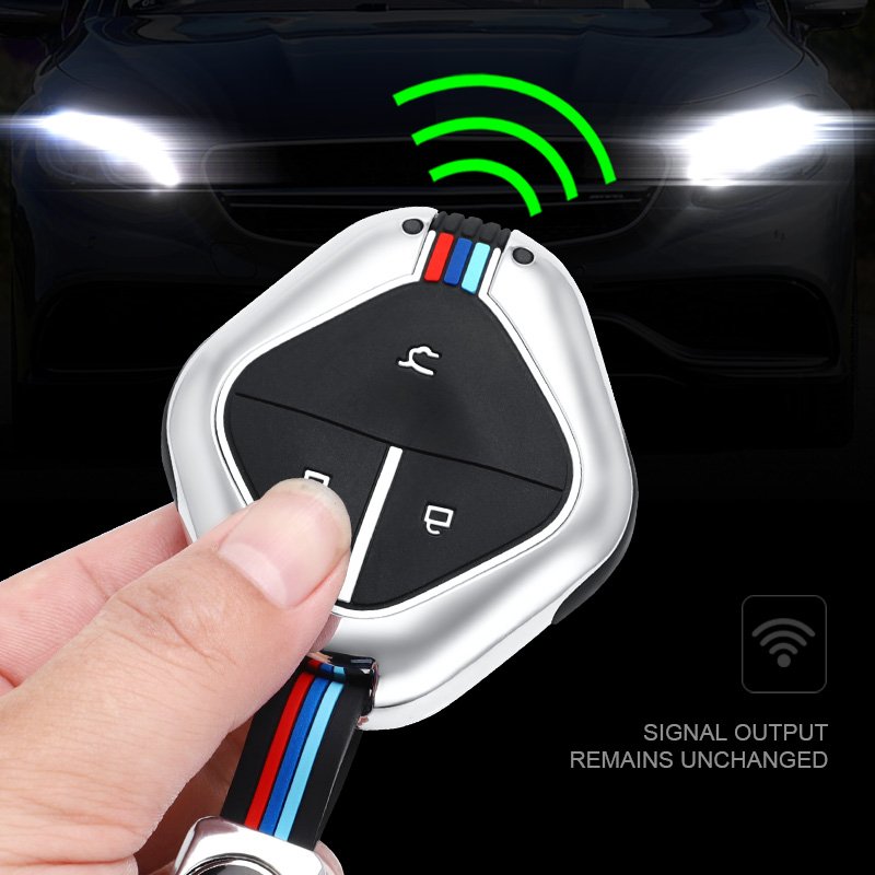 Car Accessories Zinc Alloy Car Key Cover Remote Keyless Key Fob Protector Suitable for Wuling