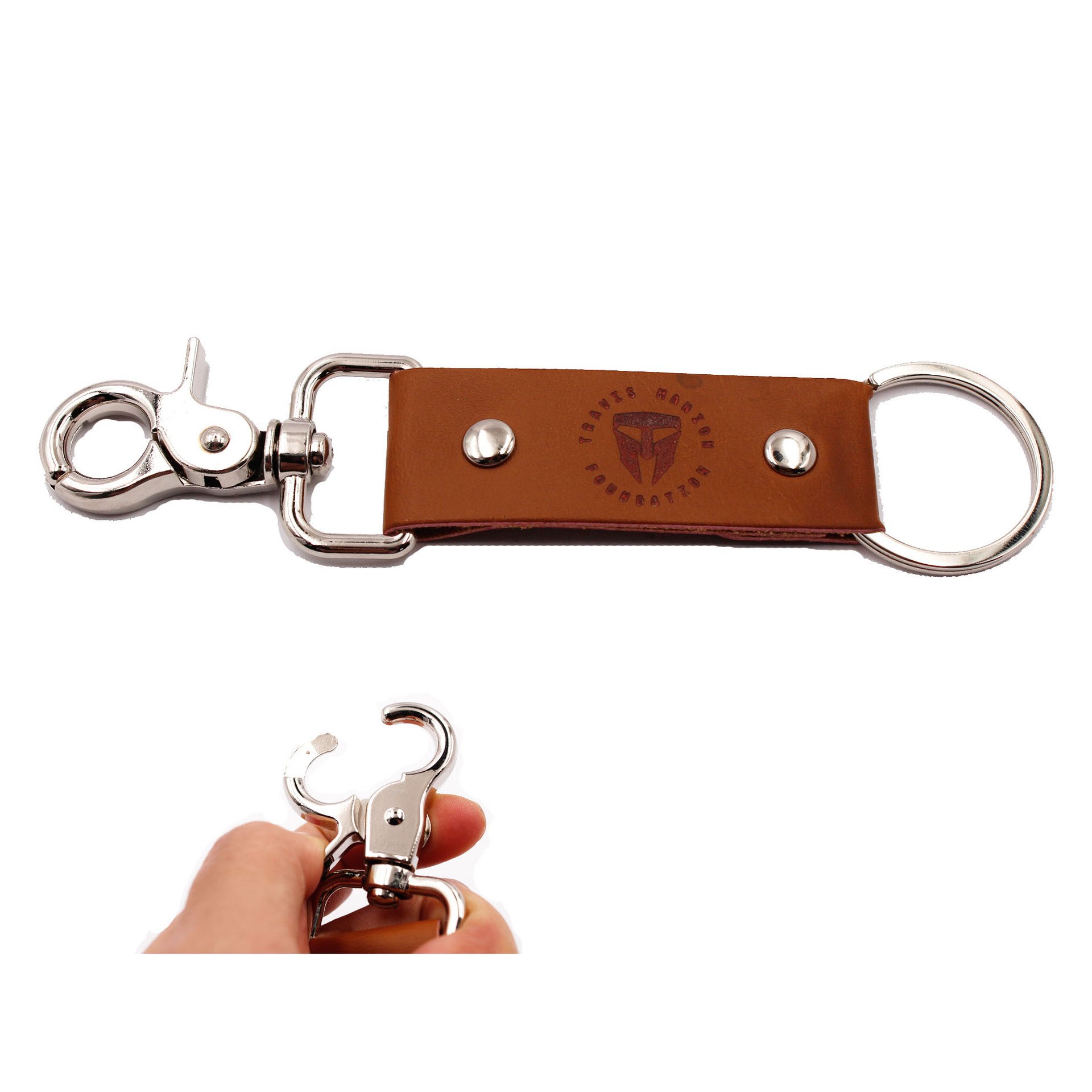 Leather Keychain,Key Chains for Car Keys,Key Fob Keychain for Men & Women,Leather Car Keychain with ring