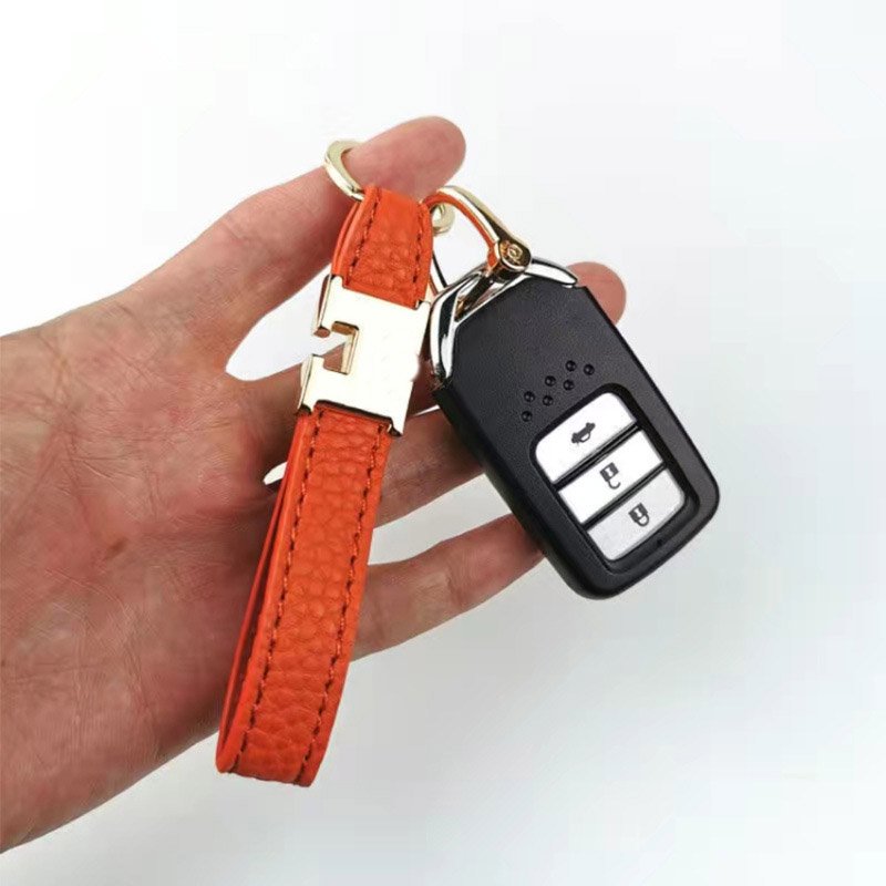 Wholesale Custom Luxury Design Genuine Keychain Accessories Key ring Key chain Car Leather Keychains