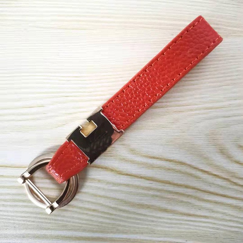 Wholesale Custom Luxury Design Genuine Keychain Accessories Key ring Key chain Car Leather Keychains