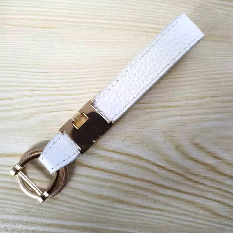 Wholesale Custom Luxury Design Genuine Keychain Accessories Key ring Key chain Car Leather Keychains