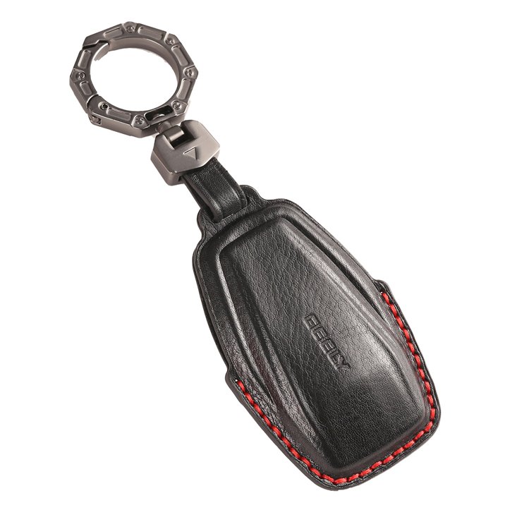 Handmade Genuine Leather Car Key Case Cover for for Geely Azkarra Tugella FY11 2019 2020 Atlas Pro New Emgrand GS X6 SUV EC7