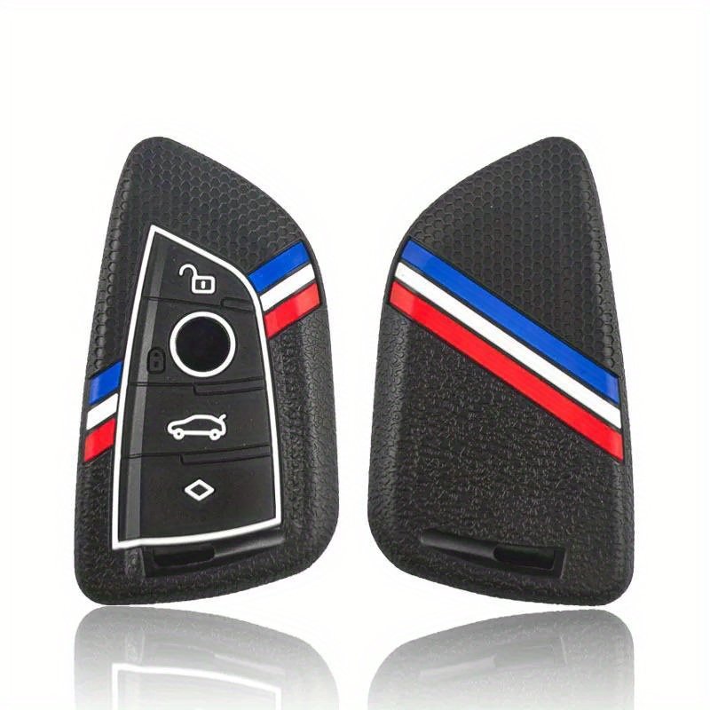 Personalized Silicone Key Fob Case For Bmw - Compatible With X1, X3, X4, G05, X5, X6, 7 Series | Durable Car Interior Accessory