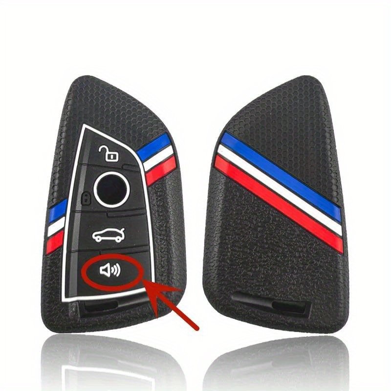 Personalized Silicone Key Fob Case For Bmw - Compatible With X1, X3, X4, G05, X5, X6, 7 Series | Durable Car Interior Accessory