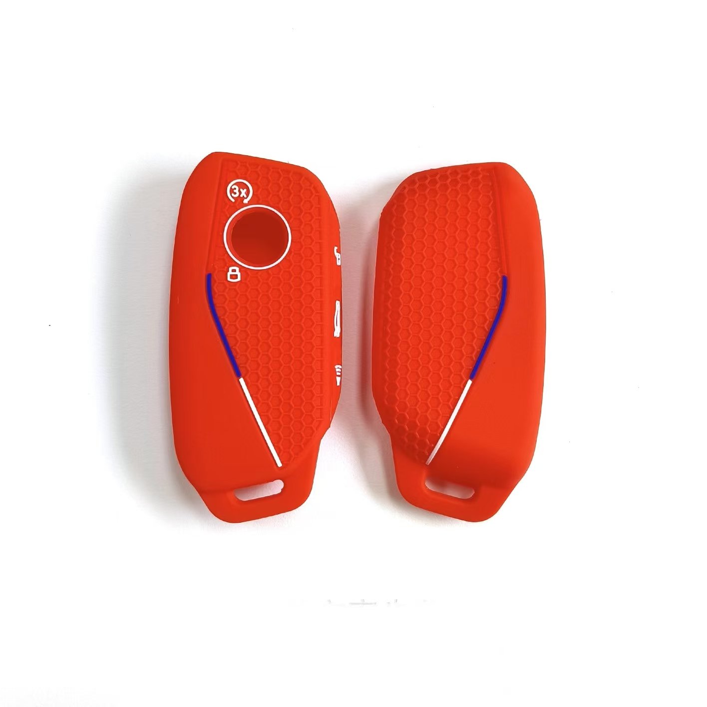 HOT sale Remote silicone CarKey protector case Smart control with grid Car Key cover For BMW X7 2023