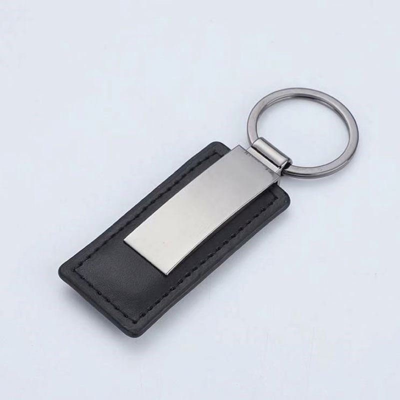 Key Chain Keychain Accessories Custom Logo Genuine Leather Customized Car Logo Key Chain Holder Keyring