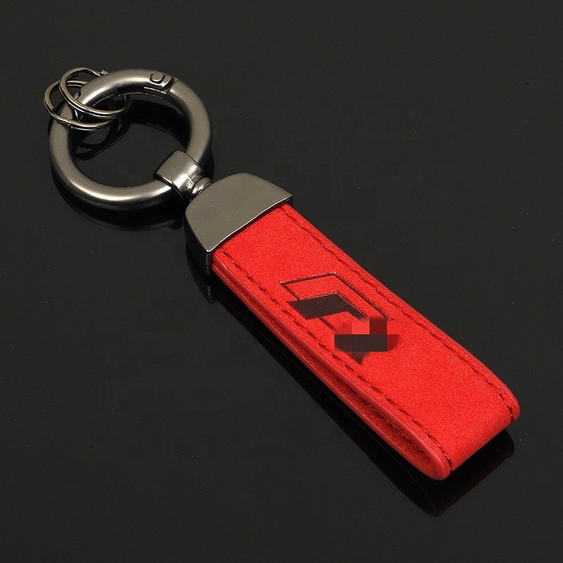 Promotional Gifts Metal Car Key Tag Leather Chain Key Ring Key Chain Custom Logo For Cars High Quality