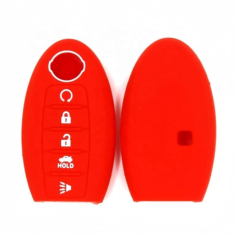 Rubber Car Key Fob Cover For Infiniti g35 qx56 fx35 q50 g37 m35 qx60 i35 qx80 q60 qx30 5 Button