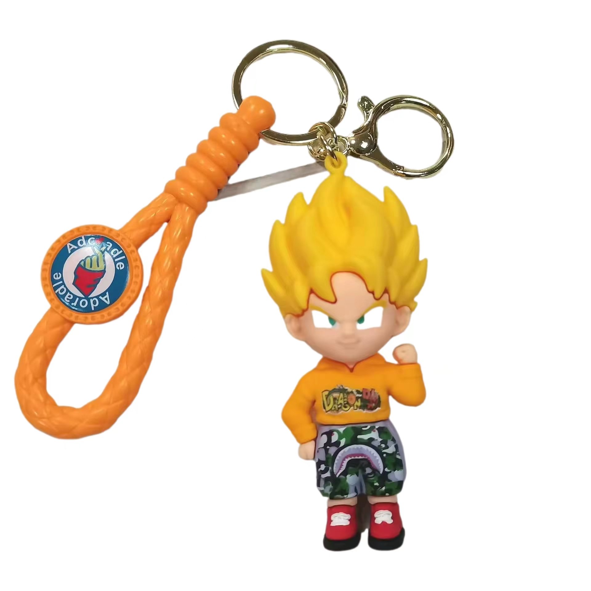 Wholesale Factory custom 3D Pvc rubber keychains Cartoon 3d Japanese Anime Doll Key Chain Car Key Bag Pendant